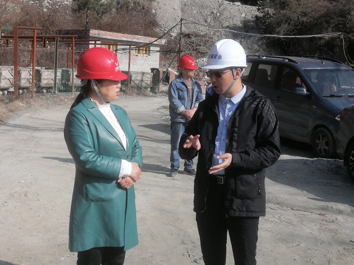 汶川縣政協(xié)副主席劉培英一行蒞臨礦業(yè)總公司阿壩礦區(qū)調研